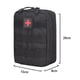 thumbnail image 3 of Bolsa Riñonera médica impermeable para primeros auxilios para acampar Molle SOS (negro), 3 of 6