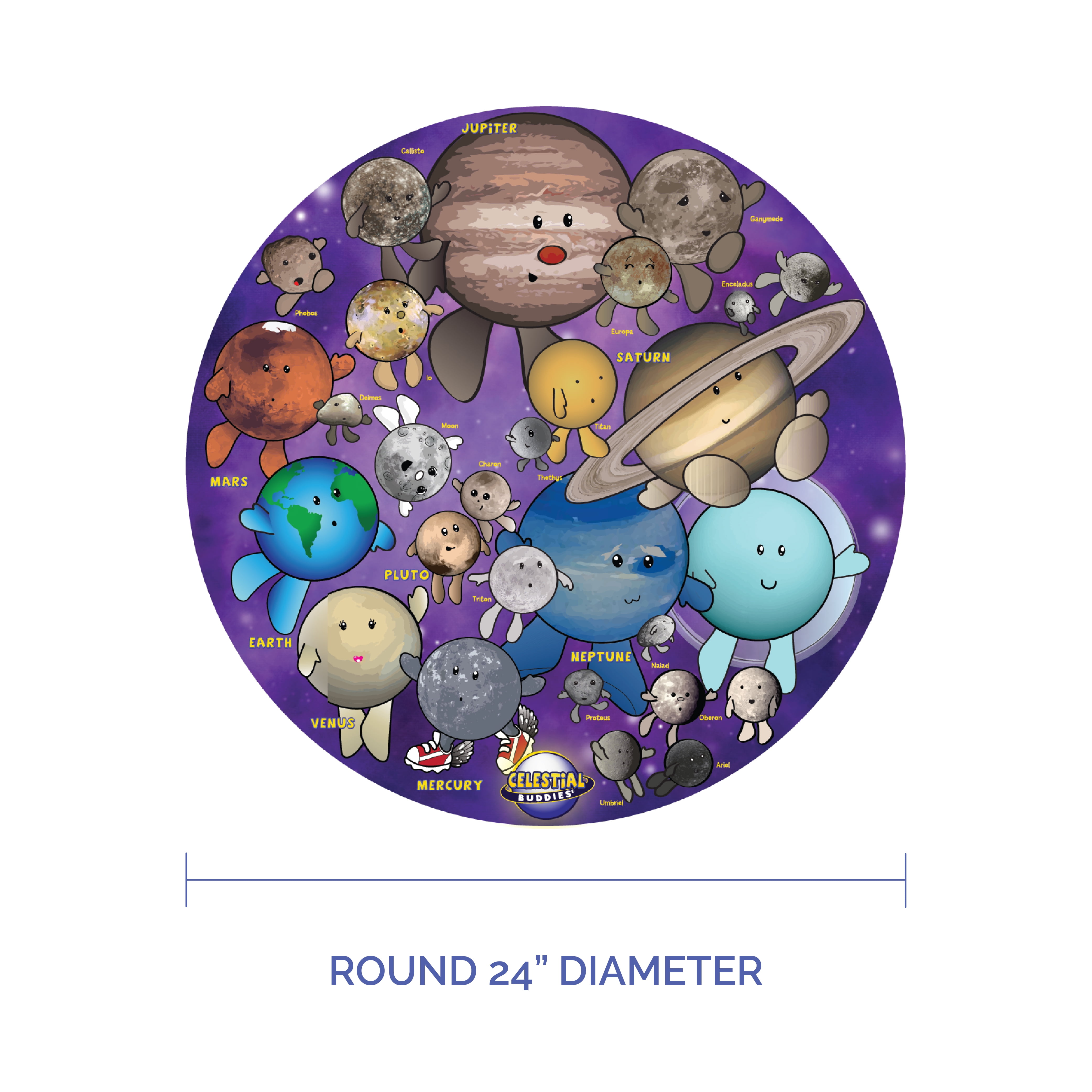 So Many Moons! 500-Piece Jigsaw Puzzle - Explore the Lunar Wonders, Educational & Fun for Ages 8+