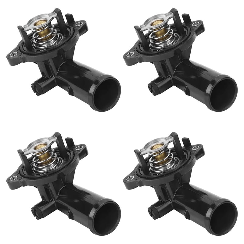 4X Car Engine Coolant Thermostat Housing Replacement for Thermostat