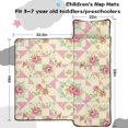 thumbnail image 5 of Pioneer Flower Floral Print Pattern Toddler Nap Mat for Teens Preschool Daycare, Teens Sleeping Mat Bag, Toddler Sleeping Bag with Pillow, 5 of 6