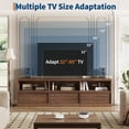 thumbnail image 7 of Roromall 70 inch Modern TV Stand for TVs up to 85", Mid Century Entertainment Center with Storage Drawer, Open Shelves, Wood Media Console for Living Room and Bedroom, 7 of 7