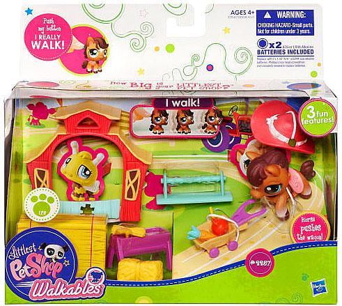 littlest pet shop horse set