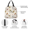 thumbnail image 3 of Yiaed Little Birds Print Insulated Lunch Bag Reusable Cute Tote Lunch Box, Leakproof Cooler Lunch Bags for Work Office Travel School Picnic, 3 of 5