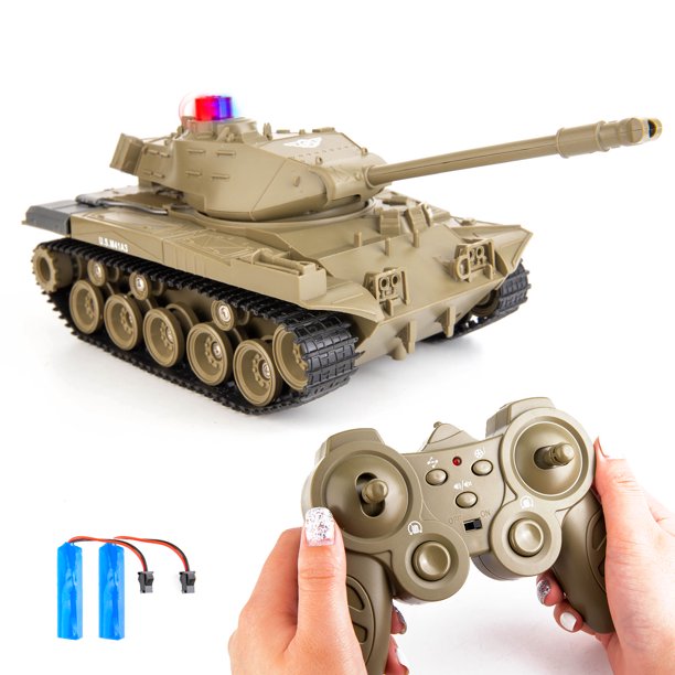 BDTCTK 1/30 M41A3 American Army Battle Tank Remote Control Tank, with