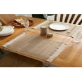 thumbnail image 3 of Linen Placemats Set of 4-12 x 18 Inch Dining Table Place Mats, Heat Resistant, Washable Cloth Placemat Kitchen Table Mats, 3 of 6