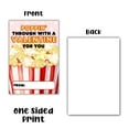 thumbnail image 4 of Lashicorn Popcorn Valentines Cards  30 Pack 4x6 Postcards Tie To Unpopped Popcorn Bags for Valentines Day School Class Tags Poppin Through With A Vday for You, 4 of 5