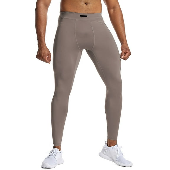 LMOIPLI Men's Drying Tight Sports Pants High Elasticity Breathable Fitness Tights Pocket Casual Comfortable for Training Running Outdoor Activities Gray XL