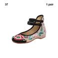 thumbnail image 4 of Minnieouse Zapatillas de ballet de lino ligeras y transpirables para mujer Manténgase fresco y cómodo todo el día Zapatillas de ballet para Type2 NO2, 4 of 6