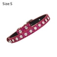 thumbnail image 2 of Bienvenido collares para perros collares para gatos brillantes collares para perros de cuero de gamuza suave y collares para perros con diamantes de imitación para gatos, 2 of 5
