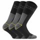 thumbnail image 1 of Rohner Basic Calcetines de trabajo unisex, paquete de 3 - Power Worker, acolchado Negro/Gris 35-38, 1 of 5