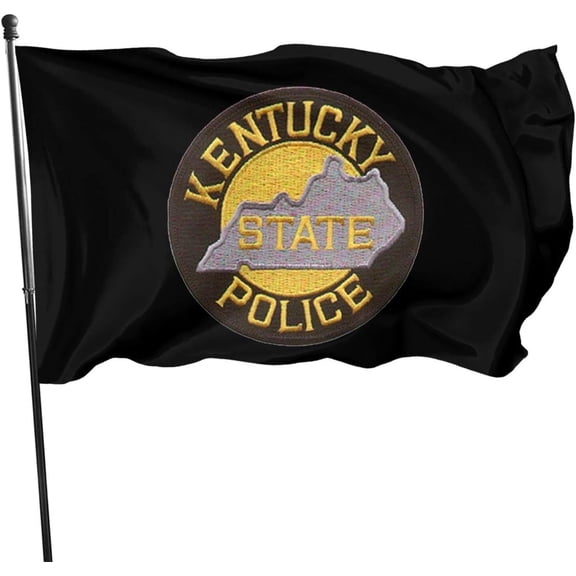 Kentucky State Police Flag 3x5 Ft Outdoor Banner Garden Home Decor Flag Fade Resistant