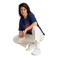 thumbnail image 3 of Playera adidas Mujer Dama Casual Logo X Farm Azul azul marino 3XL, 3 of 8