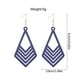 thumbnail image 2 of Fiudx Pendientes En Madera, Ligeros, Tonos Decolorados, Joyers En Madera Cuadrada, para Uso Diario, Accesorios En Moda para Mujer, Ocho Opciones En Color Incluidas., 2 of 5