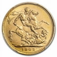 thumbnail image 3 of 1902-M Australia Gold Sovereign Edward VII MS-62 PCGS, 3 of 3
