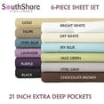 thumbnail image 4 of Vilano Springs 6-Piece Extra Deep Pocket Sheet Set by SouthShore Fine Linens, 4 of 10
