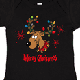 thumbnail image 4 of Inktastic Merry Christmas Reindeer Boys or Girls Baby Bodysuit, 4 of 5