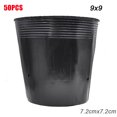 thumbnail image 2 of 50/100pcs Plastic Seedlings Starter Pot Plants Nursery Pots for Germination Seedling, 2 of 7