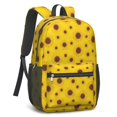 thumbnail image 2 of Sunflower Yellow Pattern 17" Waterproof Oxford School Backpacks for Teens, S-Shape Padded Straps, for School, Travel, Hiking, Camping, 2 of 5