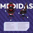 thumbnail image 4 of Silla Gamer Ergonómica Reclinable Titano TT-SGCRP Con Descansa Pies rojo Grande, 4 of 7