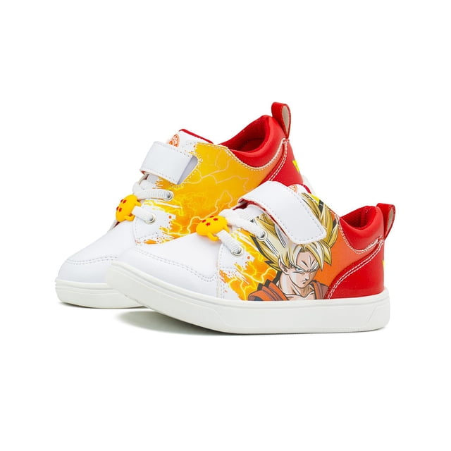 Tenis Choclo Niño Dragón Ball Super Goku Blanco/Rojo Karsten 19