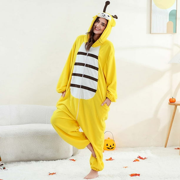 Mono para hombre y mujer, conjunto para padres e hijos, pijama con cremallera, blusa para mujer