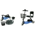 thumbnail image 2 of Shoprider - Echo 3 - Portable Travel Scooter - 3-Wheel - Blue - PHILLIPS POWER PACKAGE TM - $500 VALUE, 2 of 3