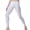 White, variant on Men's Exotic Apparel Comfortable Mid Waist Long Pants With Contrast For Casual Home Wear Spring Summer Loungewear Everyday Relaxed Black M