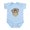 Sky Blue, variant on CafePress - Cute Hipster Owl Body Suit - Baby Light Bodysuit, Size Newborn - 24 Months