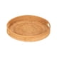 thumbnail image 3 of Bandeja de ratán para servir, decorativa, redonda, versátil, para mesa de café. 35cm, 3 of 9