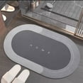 thumbnail image 2 of Bath Mats for Bathroom Bath Mat Rug-Super Absorbent Bath Mat Floor Mat Quick Dry Thin Bathroom Mats Non Slip Rubber for Shower Sink Bathtub Bath Mats for Bathroom Non Slip, 2 of 3