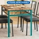 thumbnail image 3 of Yeshouse Mesa de comedor para 4, mesa de cocina rectangular con 4 sillas de madera para 4, 3 of 7