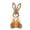 Orange, variant on Plyzle 17.9-inch Easter Bunny Decoration Green Resin Rabbit Garden Ornament Spring Outdoor Decor Holiday Home Decoration