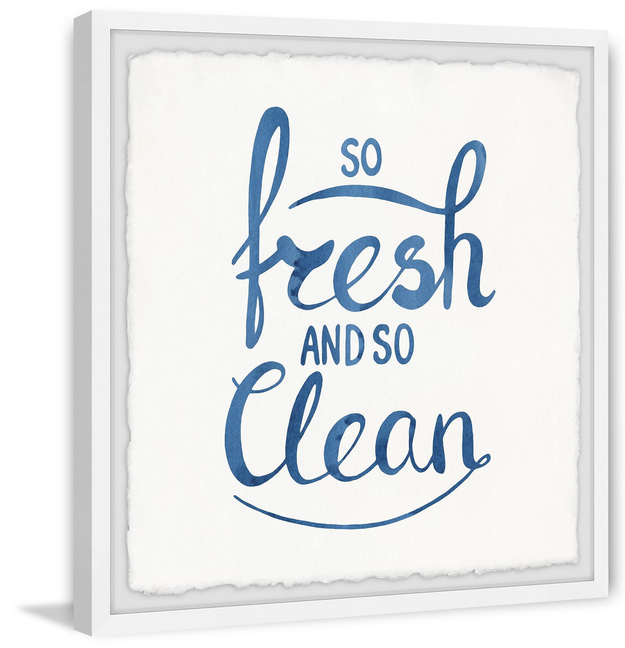 Marmont Hill So Fresh and Clean Framed Wall Art