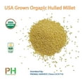 USA Grown Organic Millet, Whole Grain Seeds non GMO Hulled Gluten Free