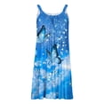thumbnail image 5 of Pisexur Camisole Sans Manches Col Rond Robe d'Été Confortable Mode Décontractée Sans Manches Col Rond Robe Imprimée Robe Femme en Solde, 5 of 5