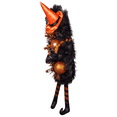thumbnail image 4 of Kurt Adler Un-Lit Halloween Themed Holiday Wreath, Orange & Black, 33in, 4 of 5