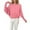 Light Pink, variant on Wdgfv Women's Pullover Knit Top Oversized Batwing Sleeve Pullover Knit Sweater with Crew Neck and Long Sleeve Design for a Soft Casual Loose Fit Providing