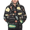 thumbnail image 5 of Bingfone Vegetable Quiche Men'S Drawstring Hoodie Long Sleeve Pocket Sweatshirts-4x-Large, 5 of 9