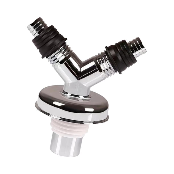 Adaptador de drenaje de suelo, Conector de tubo, cubierta de drenaje de suelo multifuncional portátil, drenaje de ducha para fregona, tubo de piscina, En forma de Y BLESIY Adaptador de drenaje de piso
