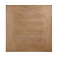 thumbnail image 6 of Transitional Beige Natural Tone 7pc Set Dining Room Counter Height Table w Shelf 8x High Chairs Dining Fabric Padded Chairs, 6 of 9
