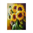 thumbnail image 1 of DIY diamante punto de cruz 5D girasol cristal bordado dormitorio pared diamante bordado decoración tholdsy HA5702-00B, 1 of 6