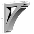 thumbnail image 2 of Ekena Millwork 4"W x 15"D x 16"H Richmond Bracket, 2 of 5