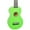 Green, variant on Rainbow Soprano Ukulele w/Bag Green