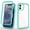 Mint, variant on CellEver for iPhone XR Case with Built-in Screen Protector, Clear Full Body Heavy Duty Protection Shockproof Rugged Transparent Cover (Lime)