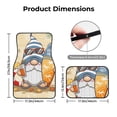 thumbnail image 5 of Fuzoiu Hello Summer Cute Gnome Print Carpet Floor Mats for Car,Car Foot Mat Set,Universal Fit 4 Piece Mat Pad Set,Fits Most Cars Trucks Vans Sedans SUV Auto Carpet Mat Se, 5 of 7