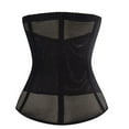 thumbnail image 3 of ZQUUVOU Women's Waist Trainer Tummy Control Shapewear Abdomen Waist Corset Adjust Zipper Girdle Body Corset for Workout Yoga Black, 3 of 6
