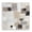 Southwestern Patchwork Geometric, variant on Stupell Industries Contemporary Abstract with Terracotta Accent Canvas Art, 17 x 17, by June Erica Vess