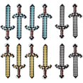 thumbnail image 1 of 12pcs Inflatable Swords, Pixel Inflatable Sword for Kids Inflatable Light Saber Sword Toys for Birthday Party Cosplay Pool Party Halloween Party Suppl, 1 of 3