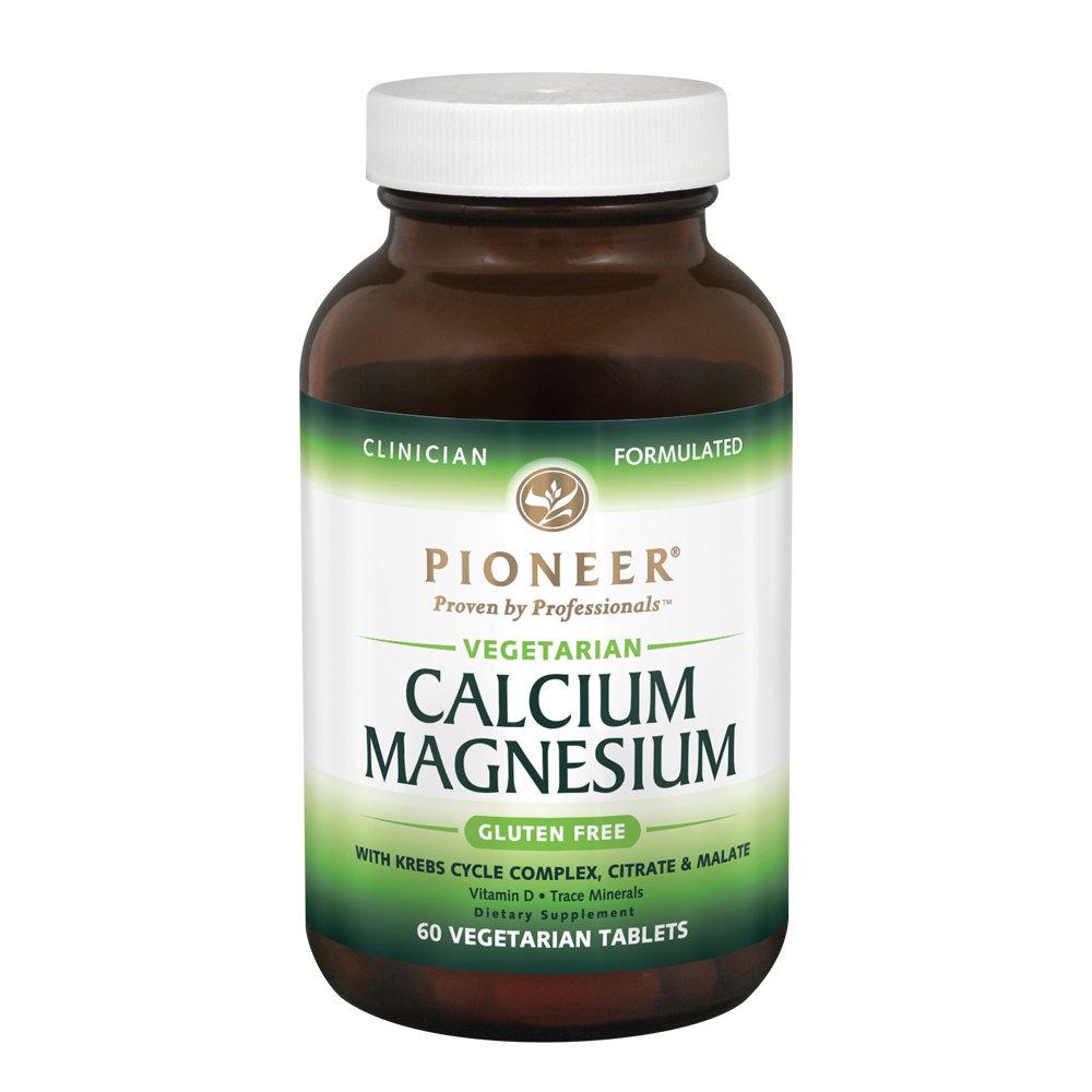 Pioneer Cal Mag & Vitamin D Calcium & Magnesium Supplement for Adults