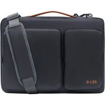 LSS Laptop Bag for Men/Women - Cool, Stylish & Durable Shoulder Sleeve Bag for 12"-12.9" Laptops - Includes Slip Resistant Shoulder Strap - Compatible with Apple, Microsoft, Lenovo, HP, Dell, More